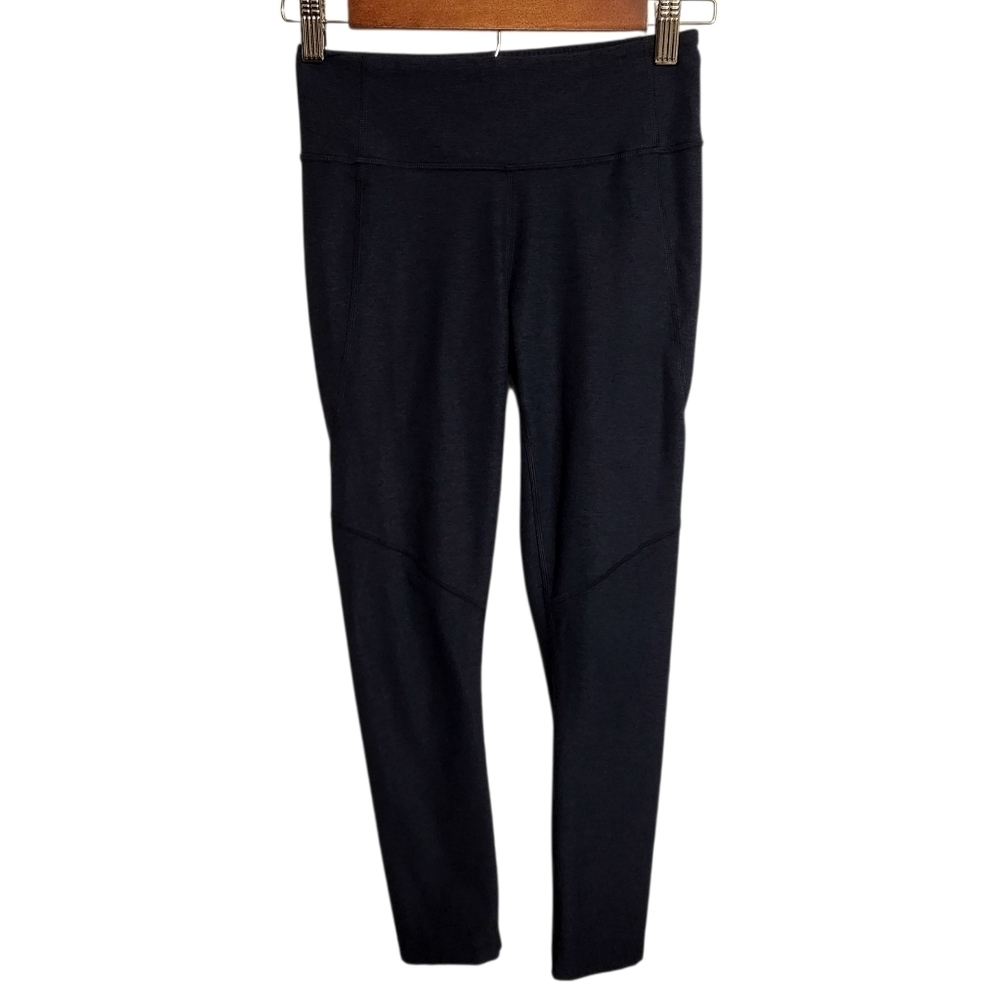 Outdoor Voices | Women's Navy Blue Workout and Yoga Leggings (Size XS)